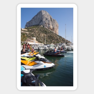 Calp, Club Nautico, marina. Sticker